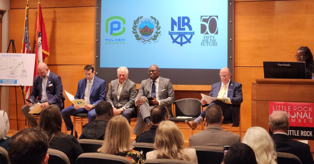 Central Arkansas leaders announce partnership, dedicate funds to reduce violent crime – Little Rock Public Radio